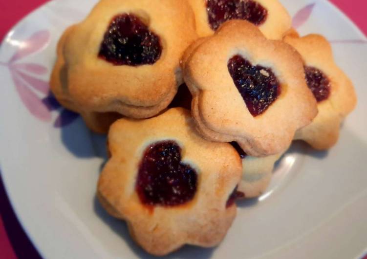 Biscotti alla marmellata (frolla senza glutine)