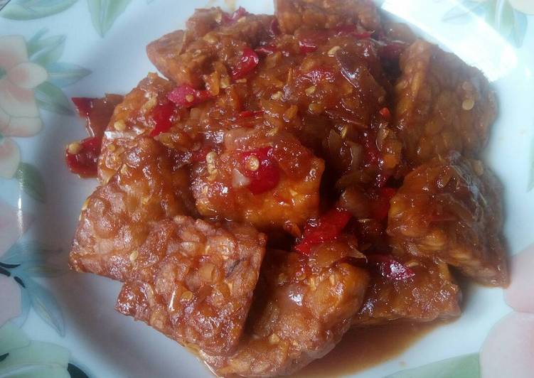 Resep Tempe Goreng Pedas Manis | Cara Buat Tempe Goreng Pedas Manis Yang Menggugah Selera
