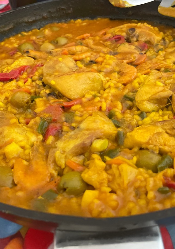 Una foto de Paella mixta
