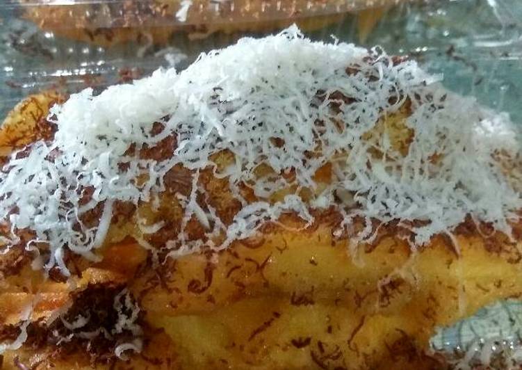 Pisang keju coklat Krispy ala bunda Fatih