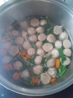 Foto resep Sayur sop bakso