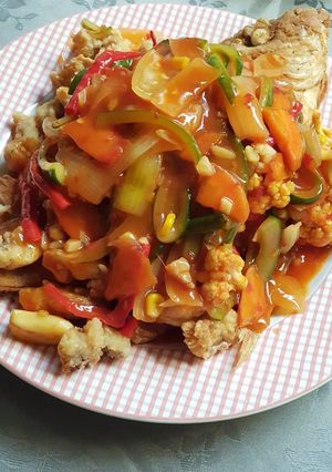 Foto resep Ikan Kakap Asam manis