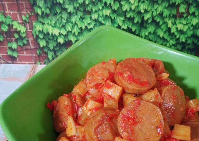 Balado Kentang Sosis