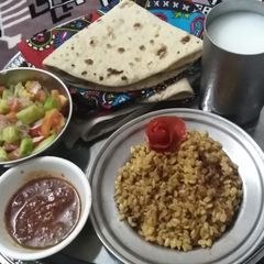 A picture of Daal maash fry... in dhaaba style.