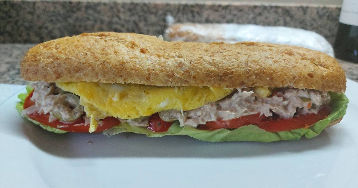 Sandwich de atun 200 recetas caseras Cookpad