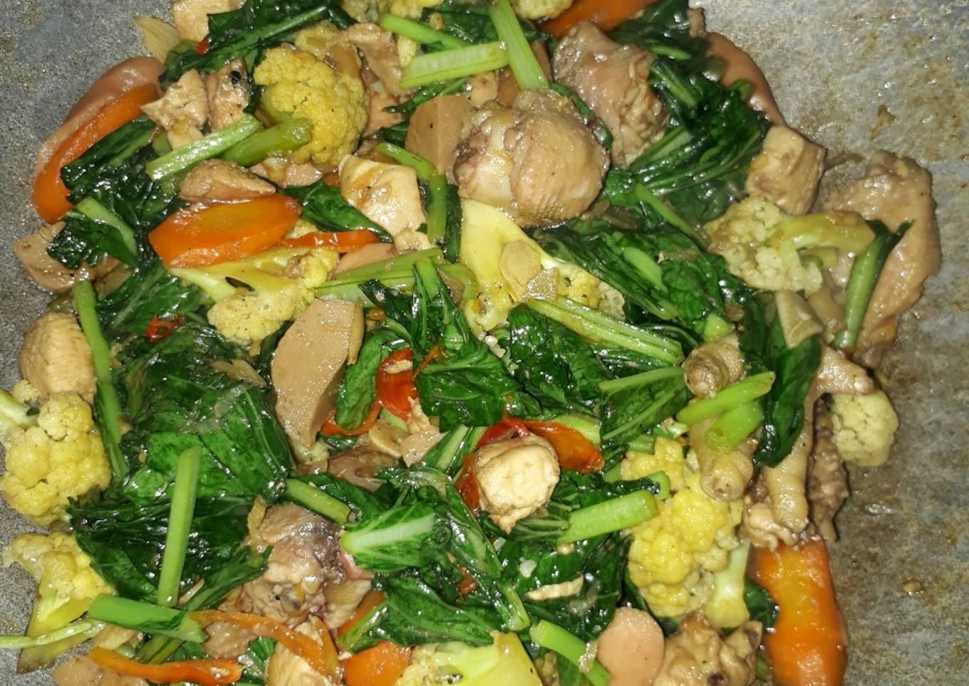 Capcay istimewa (kembang kol)