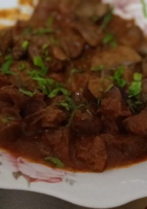 صورة لوصفة كمونية بكبد وزوائد الدجاج