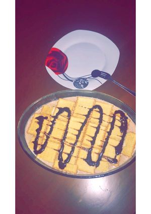 صورة لوصفة حلا بسكويت الشاي سهله وبسيطه🍫