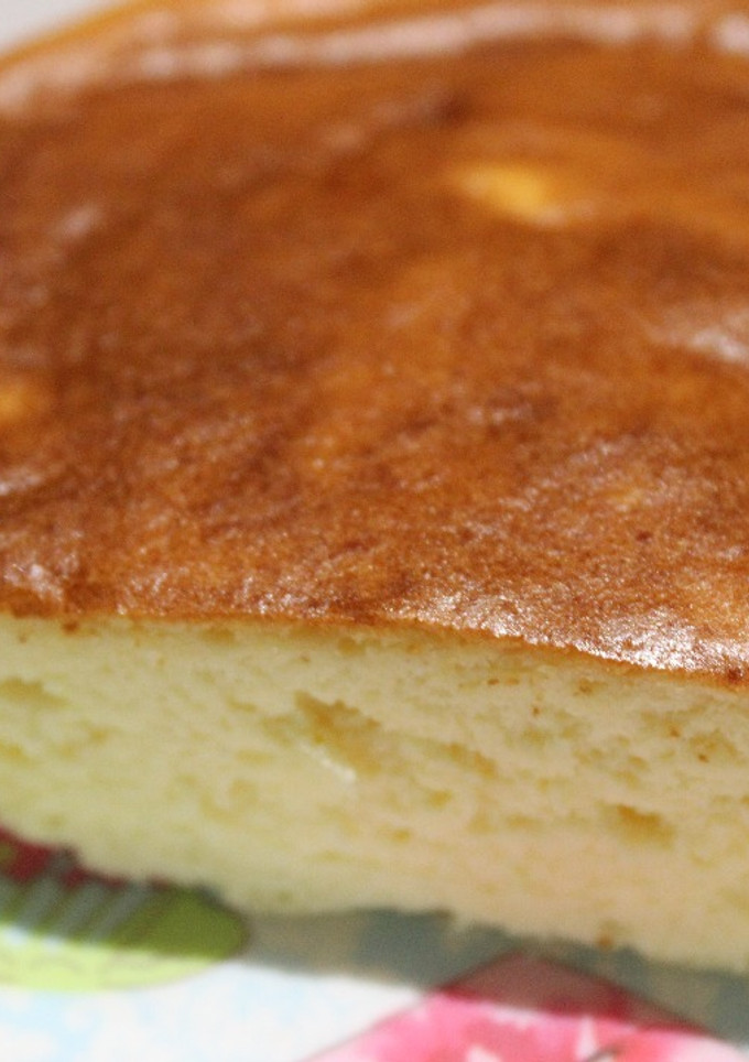 Una foto de Pastel de queso japonés