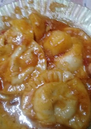Una foto de Sorrentinos caseros de jamón y queso