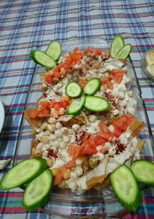 صورة لوصفة فتة
