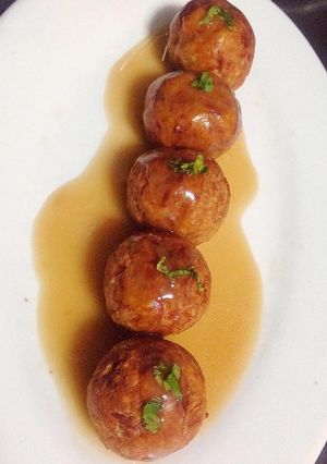 Foto resep Tuna Meatball with Honey Sauce - #CreativeYouthEM