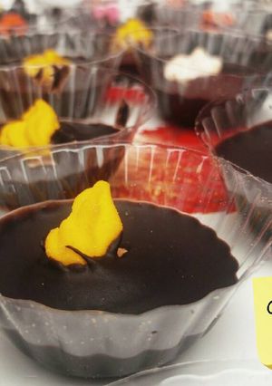 Foto resep Coklat Gem Bunga (kue lebaran praktis)