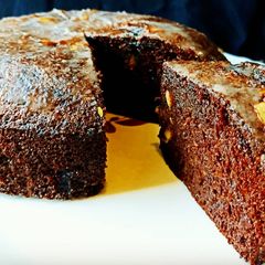 A picture of Chocolate Carrot Cake.