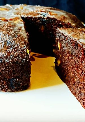 A picture of Chocolate Carrot Cake.