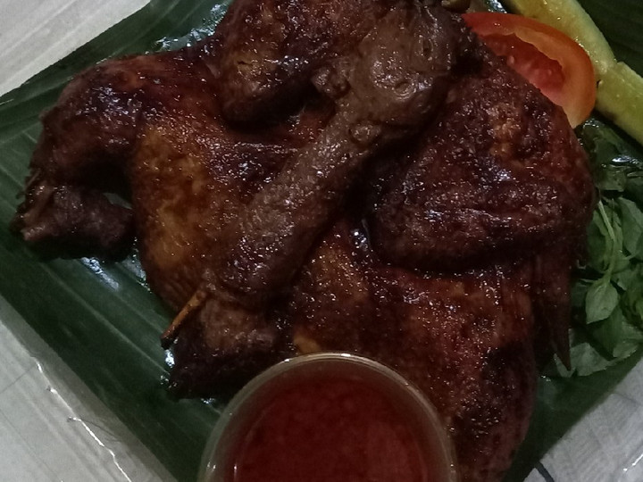 Langkah Mudah untuk Menyiapkan Ayam panggang kecap pedes manis Kekinian