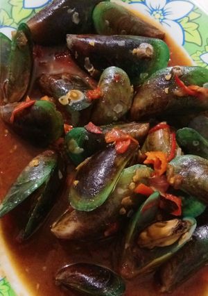 Foto resep Kerang hijau saus padang