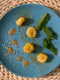 Una foto de Plátano frito