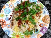 A picture of chicken and cashews