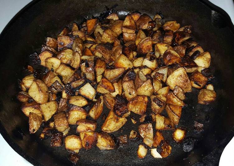 Easiest Way to Make Any-night-of-the-week Cast Iron Home Fries