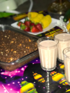 صورة لوصفة كوكتيل موز وفراولة