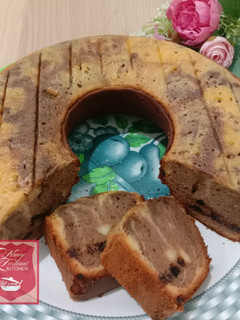 Foto resep Cake Marmer Baking Pan
