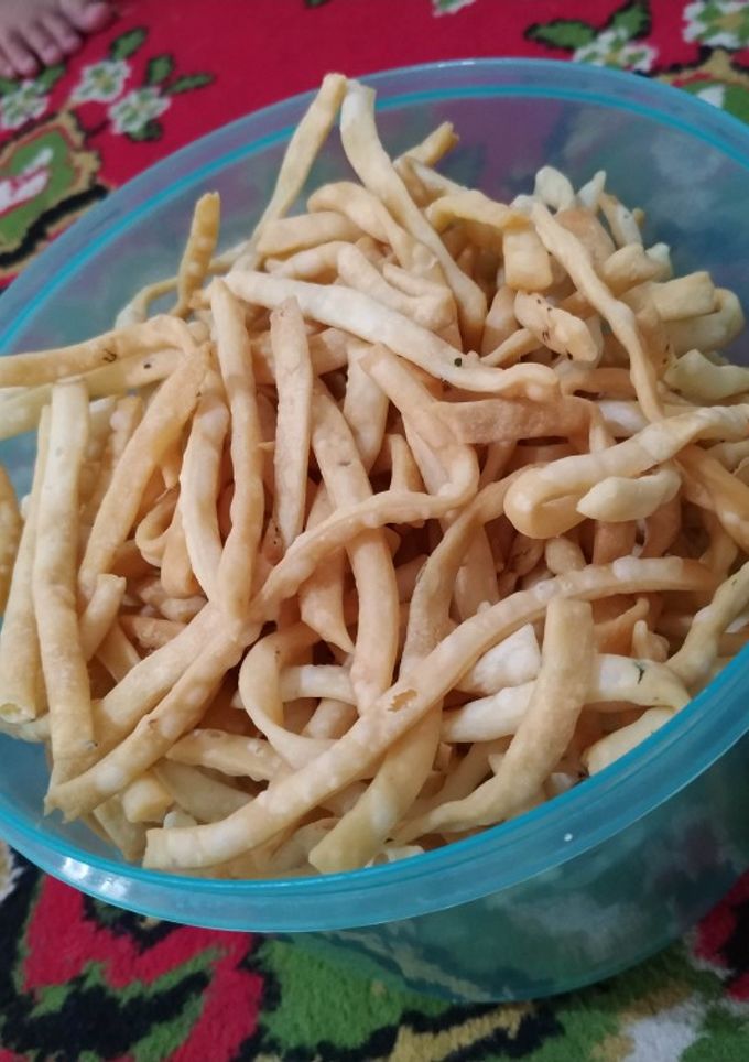 Foto resep Stik bawang/ladran tanpa telur renyah tidak keras sama sekali