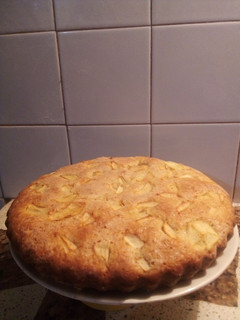 Una foto de Torta liviana de manzanas