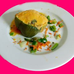 A picture of Veggie Stuffed Bell Peppers.