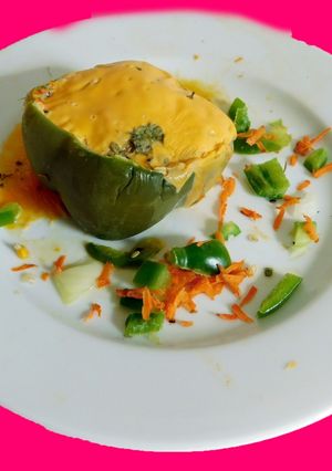 A picture of Veggie Stuffed Bell Peppers.