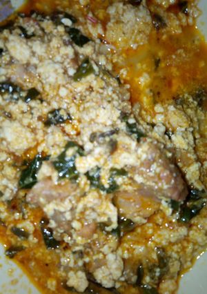 A picture of Beniseed soup.