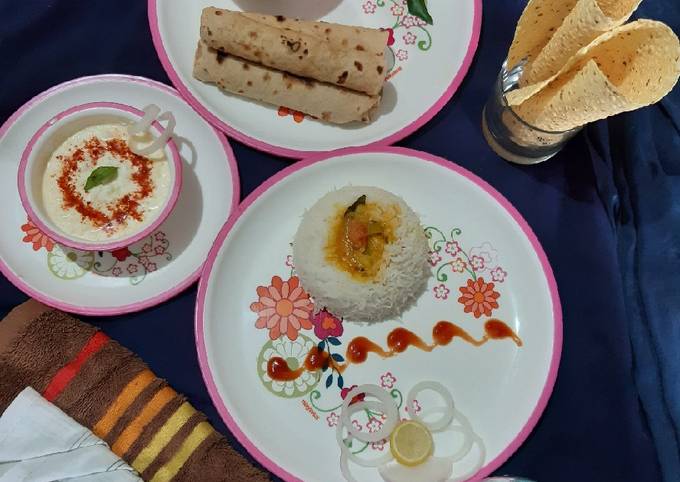 My veg platter paneer makhani