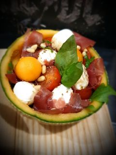 Une photo de Melon bowl fraîcheur
