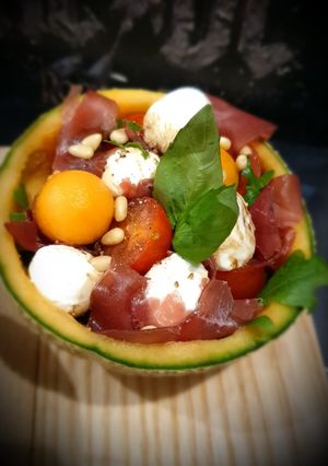 Une photo de Melon bowl fraîcheur