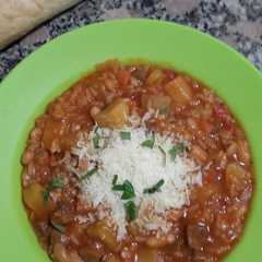 Una foto de Guiso de arroz a la Andrea 😊