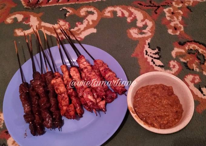 Cara Bikin Sate Ayam Daging Bumbu Kacang Homemade Simpel Bingitz Irit Untuk Jualan