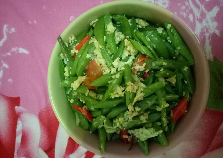 Tumis Buncis Bumbu Udang Rebon