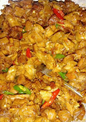 Foto resep Oseng Mandai Pedas khas Banjar