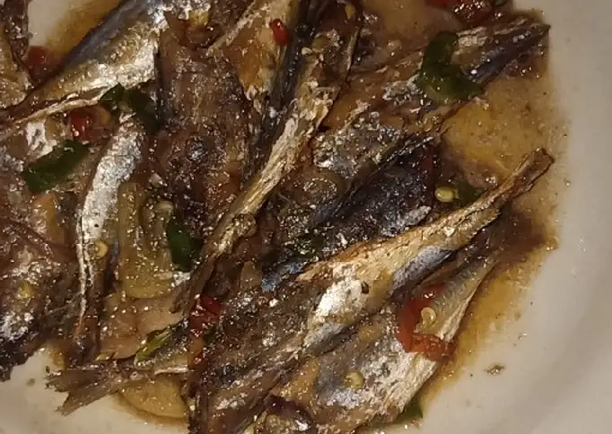 Ikan Asin Cabai ijo