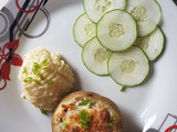 Patatas rellenas gratinadas al horno