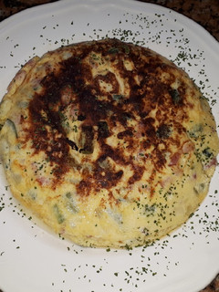 Una foto de Tortilla de calabacín con baicon