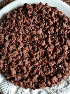 Foto di Sbriciolata alla Nutella con impasto al cioccolato