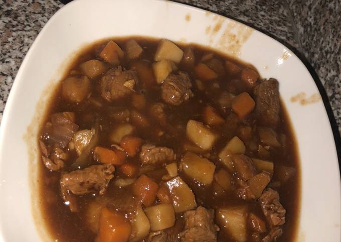 Easiest Way to Make Super Quick Homemade Slow cooker beef stew