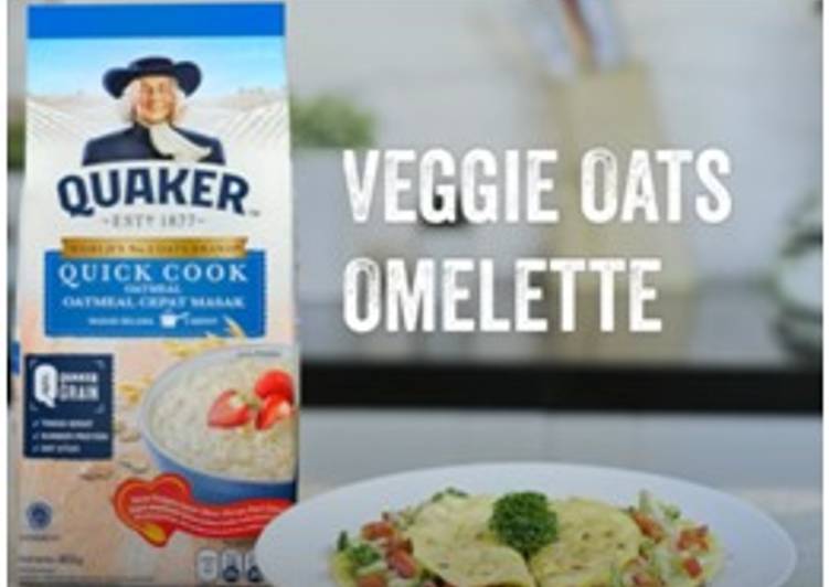 Mudah Cepat Memasak Veggie Oats Omellette Praktis Enak