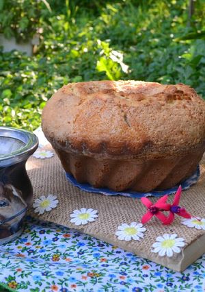 Una foto de Budín de banana y dulce de leche🙃