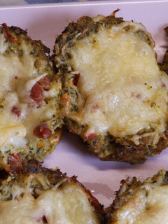 Una foto de Tortitas de verduras al horno