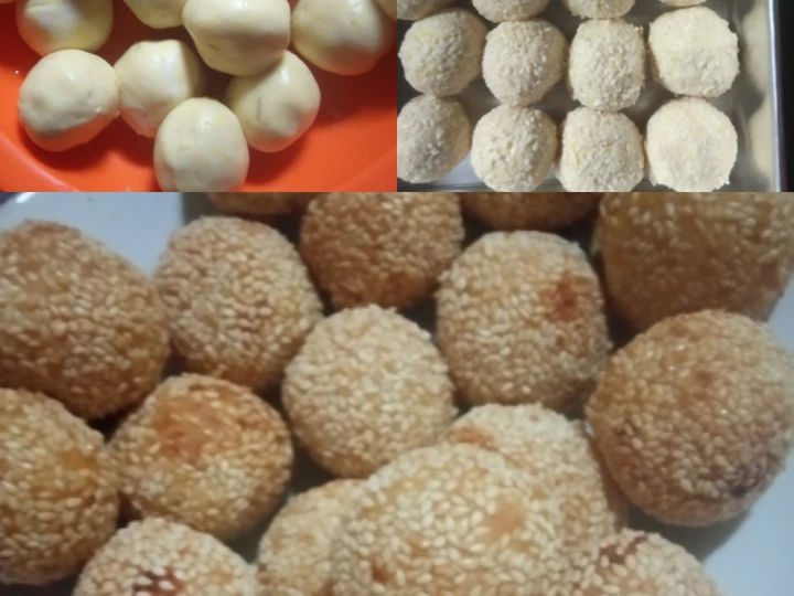 Cara Gampang Menyiapkan Resep Onde onde wijen isi kacang hijau yang Lezat Anti Ribet, Sempurna