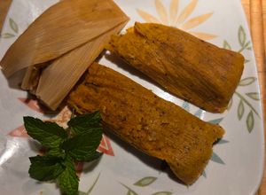 Una foto de Tamales de Calabaza