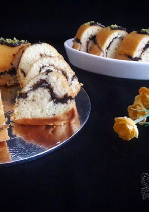 عکسی از دستور کیک مغزدار