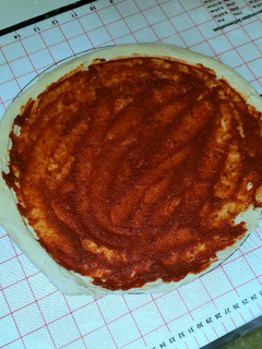 A picture of Spicy pizza sauce.